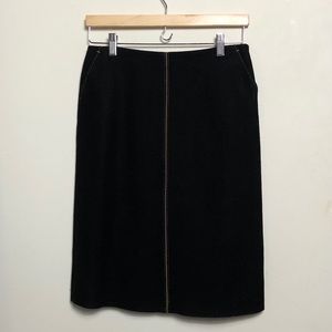J. Crew black wool size 2
